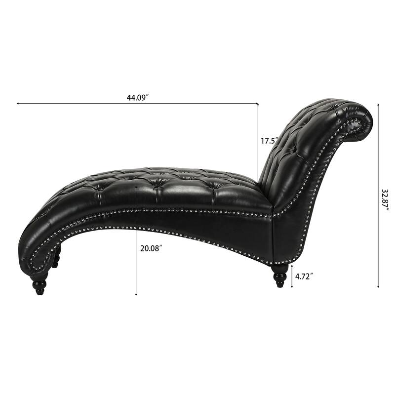 Tufted Armless Chaise Lounge chairs,High quality and durable,Stylish and simple