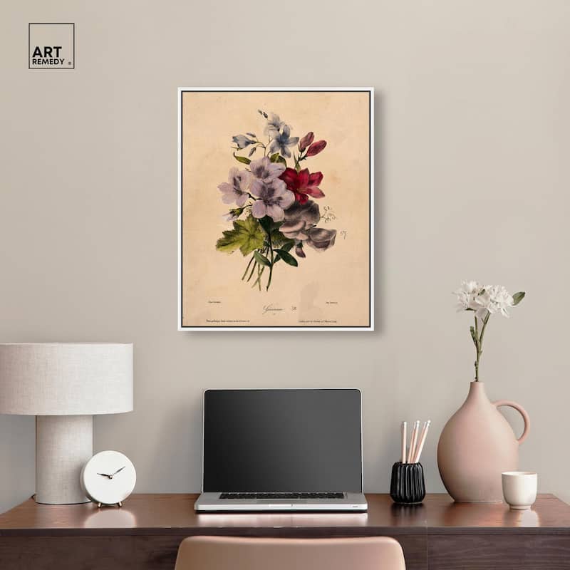Elisa's Blooms Canvas by Art Remedy