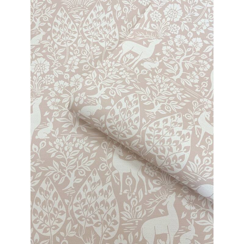 Deer Woods Non-pasted Wallpaper – 396in. x 21in. – Covers 56 square feet