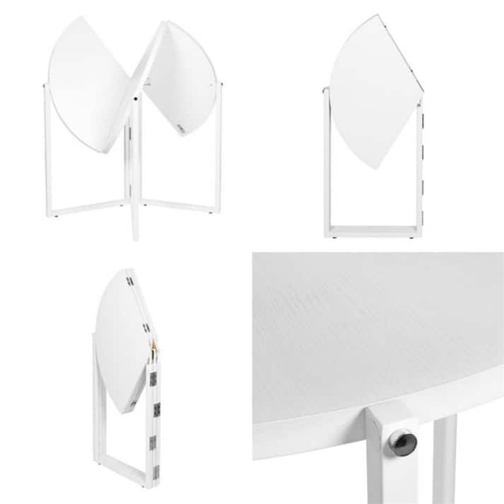 43" Foldable Multi-Use Round Table Natural