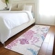preview thumbnail 40 of 47, Premium Washable Super Soft Coral Starfish Coastal Mayfield Rug Raspberry - 2' 3" x 7' 6" - Runner