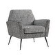 preview thumbnail 18 of 22, Silas Modern Armchair with Metal Legs by HULALA HOME