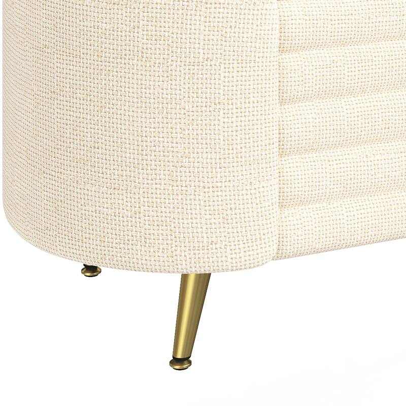 Modern Storage Ottoman Upholstered Storage Bench End of Bed Bench Entryway