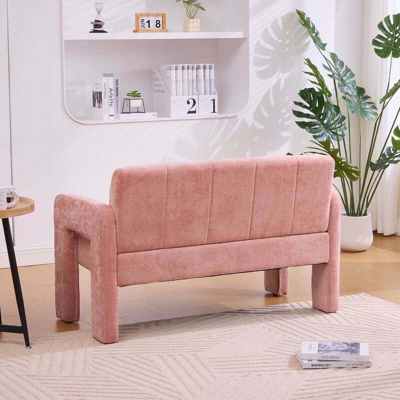 Modern Double Armchair Living Room & Bedroom Compact Upholstered Sofa Leisure Sofa