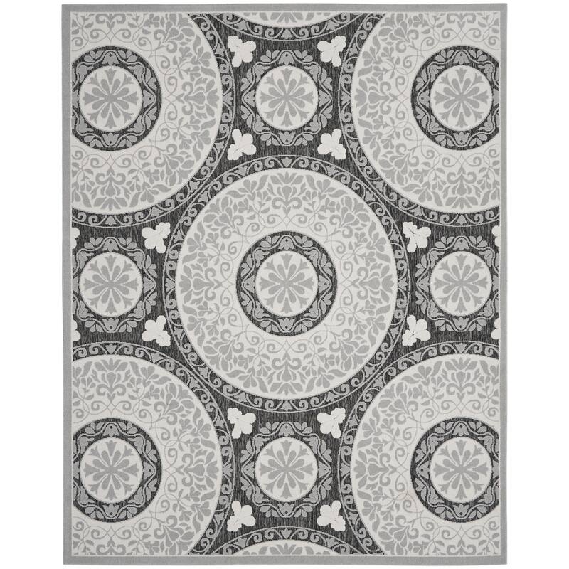 Nourison Calobra Boho Medallion Indoor Outdoor Area Rug