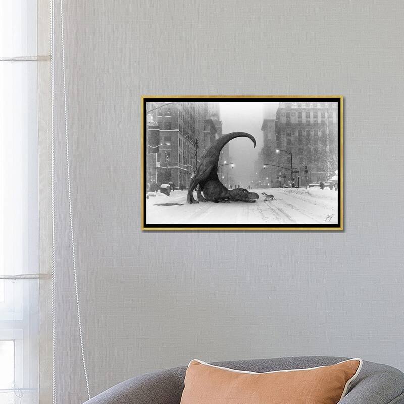 iCanvas "Wanna Play II" by Kathrin Federer Framed Canvas Print