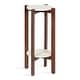 preview thumbnail 30 of 37, Kate and Laurel Moxley Round Wood Accent Table 12x12x24 - Walnut and White