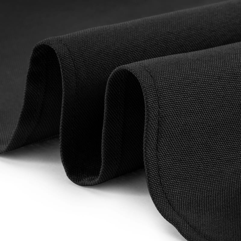 90 x 132in 20pk Tablecloths Black
