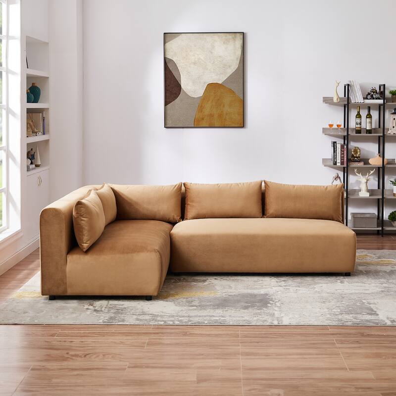 Alabama Mid-Century Modern Modular Sectional Sofa