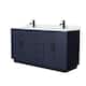 Option Dark Blue / White Quartz Top / Matte Black