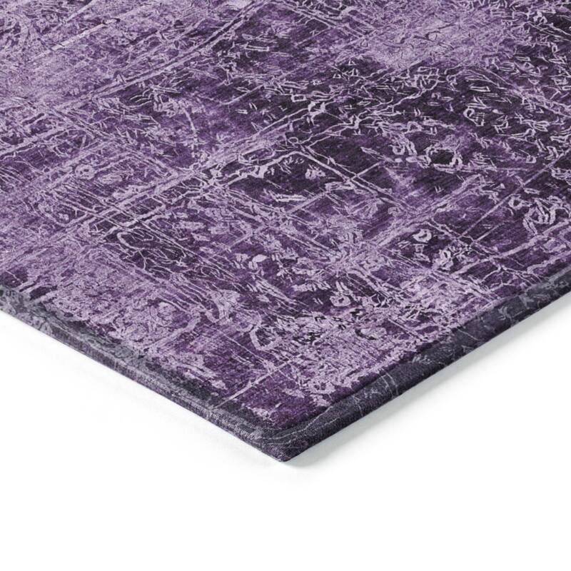 Almisi Artistic Abstract Weather Resistant Blended Style Outdoor Rug