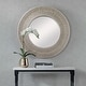 preview thumbnail 4 of 5, Uttermost Sailor's Knot White Small Round Mirror - 33"W x 33"H x 2.375"D