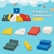 preview thumbnail 3 of 38, EROMMY Soft Foam Climbing Blocks for Toddlers Ages 1-3, Indoor Baby Climb and Crawl Playset in Classic & Macaron Colors
