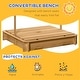 preview thumbnail 6 of 6, Kids Sandbox with Cover - Multi