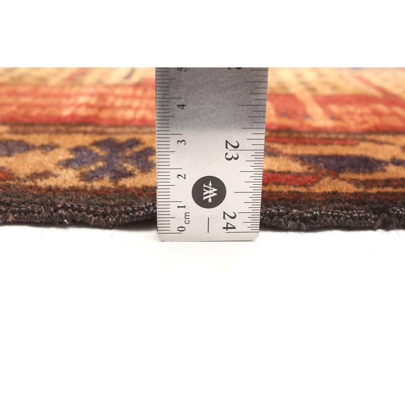 ECARPETGALLERY Hand-knotted Teimani Brown Wool Rug - 2'9 x 4'3