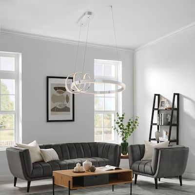 Salzburg Round Color Changing Integrated LED Chrome Chandelier