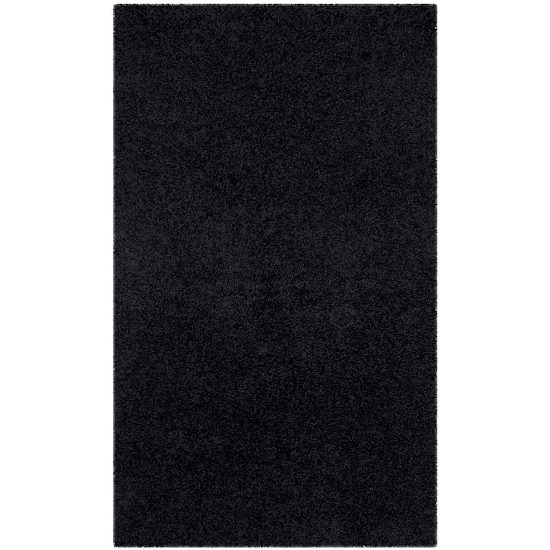 SAFAVIEH Laguna Shag Verdiana Solid Color 2-inch Thick Rug.