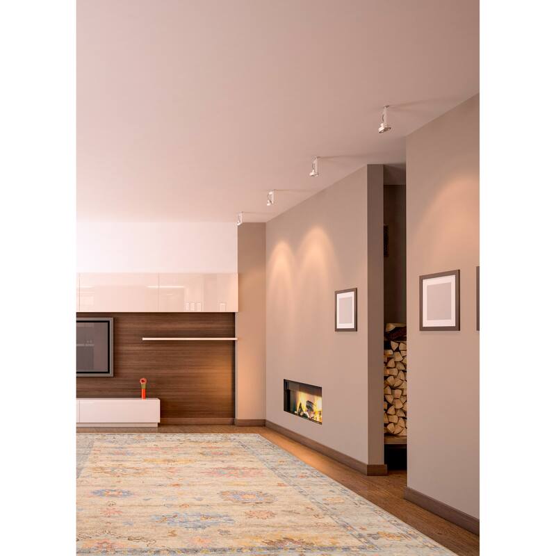 ECARPETGALLERY Hand-knotted Modern Oushak Taupe Wool Rug - 9'0 x 11'11