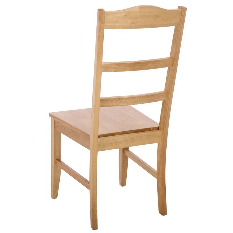 SAFAVIEH HOME Svetlana Ladder Back Side Chair - 18"W x 21"D x 40"H