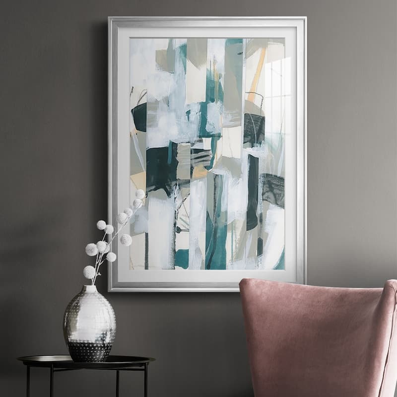 Sea Cavern Strata IV Premium Framed Print - Ready to Hang