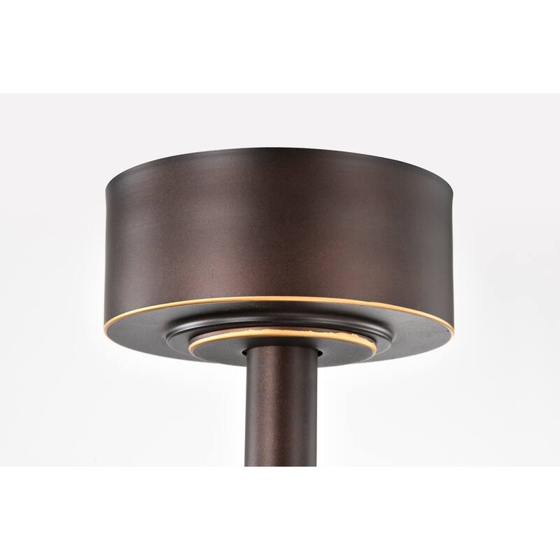 Heshor 3-Blade LED Lighted Ceiling Fan with Remote