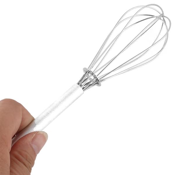 Stainless Steel Manual Handheld Egg Cream Mixing Mixer Beater Whisk -  Silver - 9.8 x 1.9(L*Max D) - Bed Bath & Beyond - 17606807