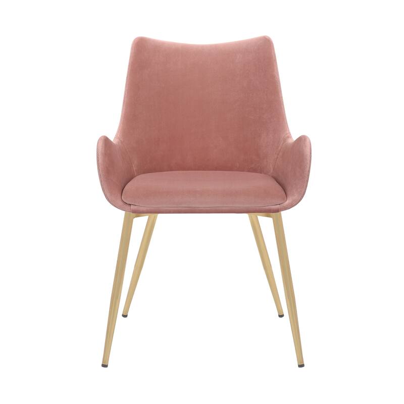 Avery Upholstered Dining Chair with Gold Legs