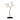Jewelry Tree - Metal with Wood Base