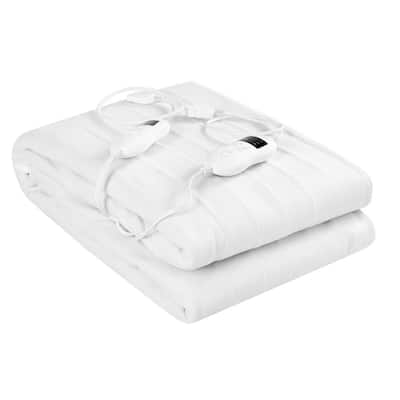 Heated Electric Mattress Queen with 8 Temperature 4 Timing Function - White