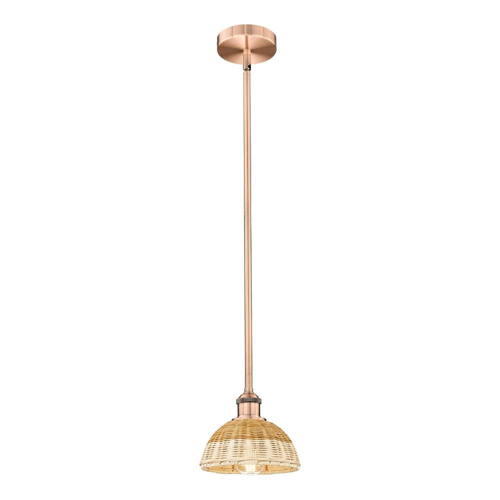Innovations Lighting Endless Possibilities Edison - Bristol Natural II - 1 Light 8" Stem Hung Mini Pendant