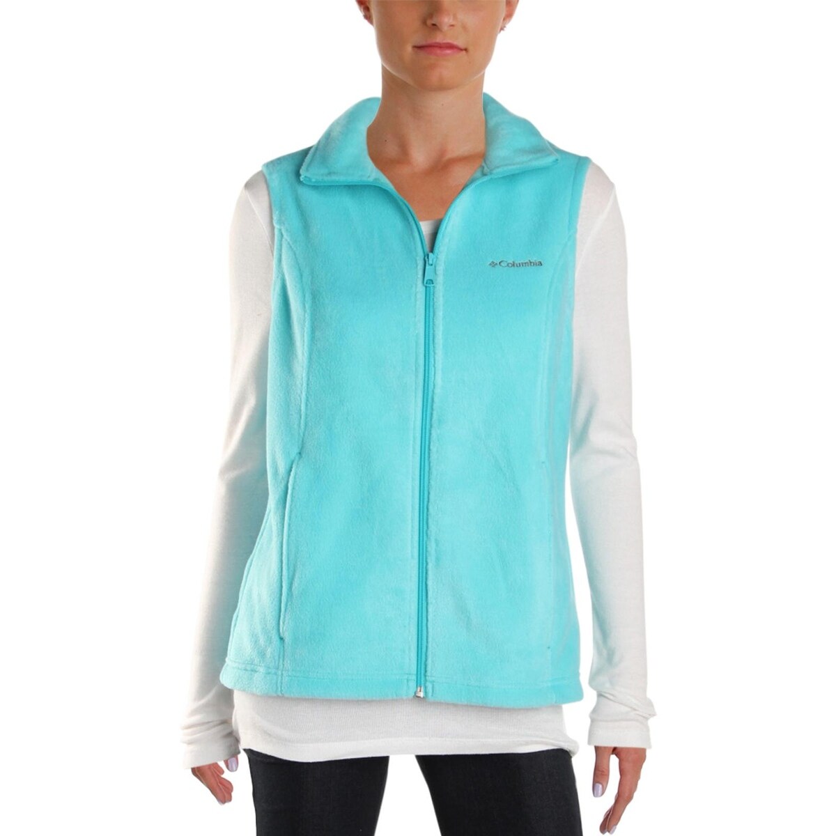 Shop Columbia Womens Benton Springs Outerwear Vest Fleece Sports
