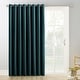 preview thumbnail 7 of 70, Sun Zero Hayden Patio Extra-Wide Blackout Grommet Sliding Patio Door Curtain Panel, Single Panel 100 x 84 - Teal