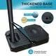 preview thumbnail 5 of 5, Basketball Hoop Portable Basketball Goal System 6.5-10ft Adjustable 44in Backboard for Indoor Outdoor Black - 7'9" x 9'9"