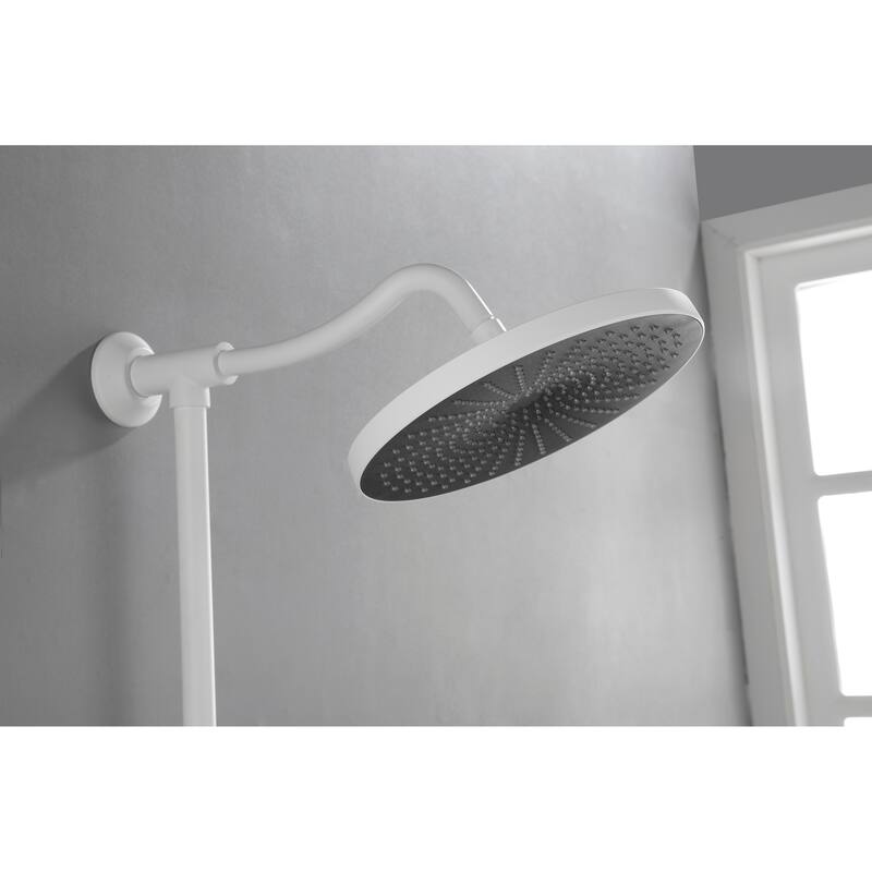 ShowerSpas Shower System, with 10" Rain Showerhead, 4-Function Hand Shower, Adjustable Slide Bar and Soap Dish