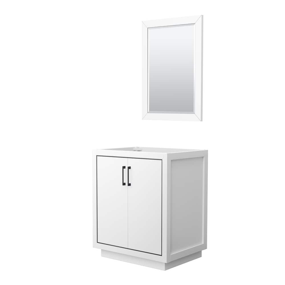 Icon Single Bathroom Vanity Cabinet, 24-Inch Mirror