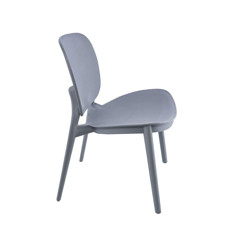 Porthos Home Dani Plastic Dining Chairs Set of 2, Indoors And Outdoors