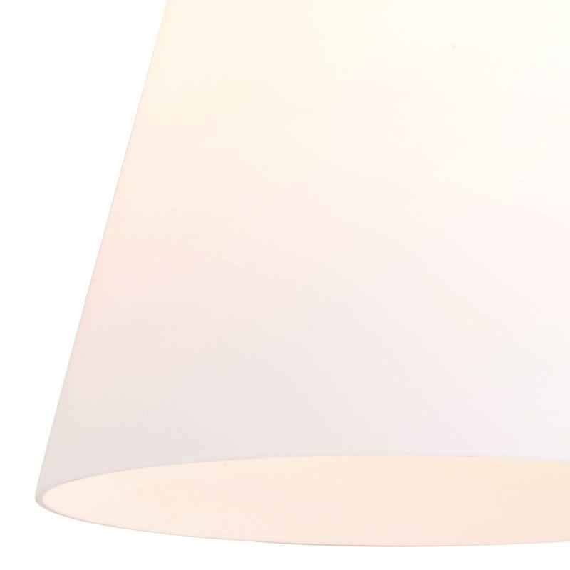 Vermont Matte Black and Nickel Bathroom Vanity Wall Sconce Light Fixture White Glass