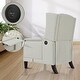 preview thumbnail 38 of 54, Manual Adjustable WingBack Recliner Chair, with Foldable Side Table, USB Charging Ports, PushBack Reclining Chairs