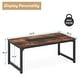 preview thumbnail 5 of 16, Industrial Rectangular Dining Table for 6-8 People