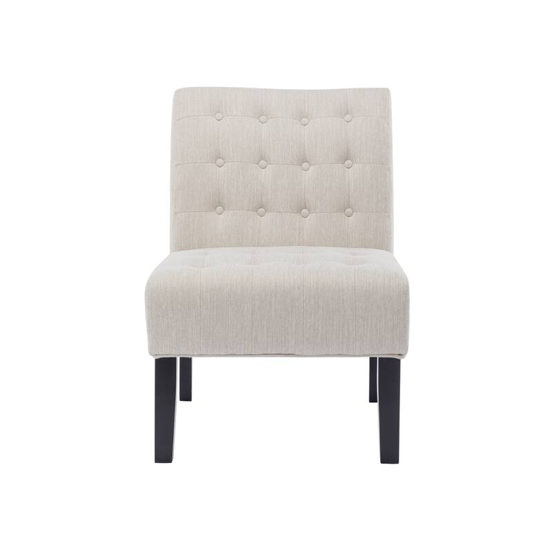 23" Button Tufted Accent Chairs (Set of 2)