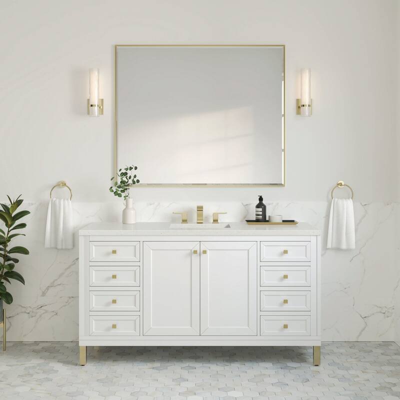 James Martin Vanities 305-V60S-3LDL Chicago 60" Single Basin Wood
