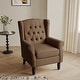 preview thumbnail 9 of 76, Button-Tufted Accent Chair Wingback Armchair - 38"H
