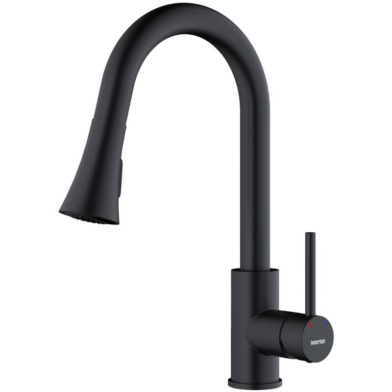 Karran USA KKF240 Weybridge 1.8 GPM Single Hole Kitchen Faucet - Matte Black