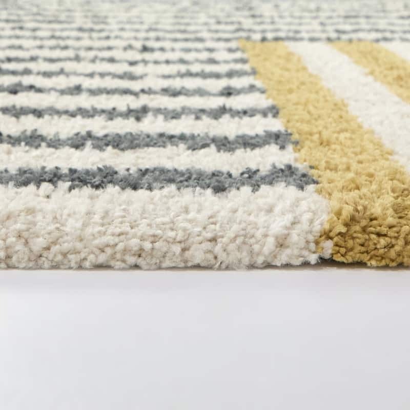Raines Modern Striped Area Rug