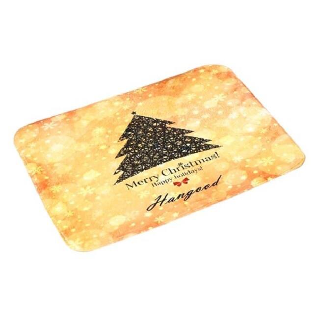 Origin Holiday Mat Outdoor/Indoor Festive Christmas Decor Merry