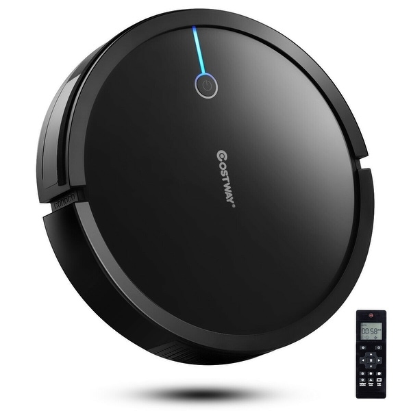 Robot Vacuum Cleaner 2000 Pa Strong Suction HEPA Filter-Black