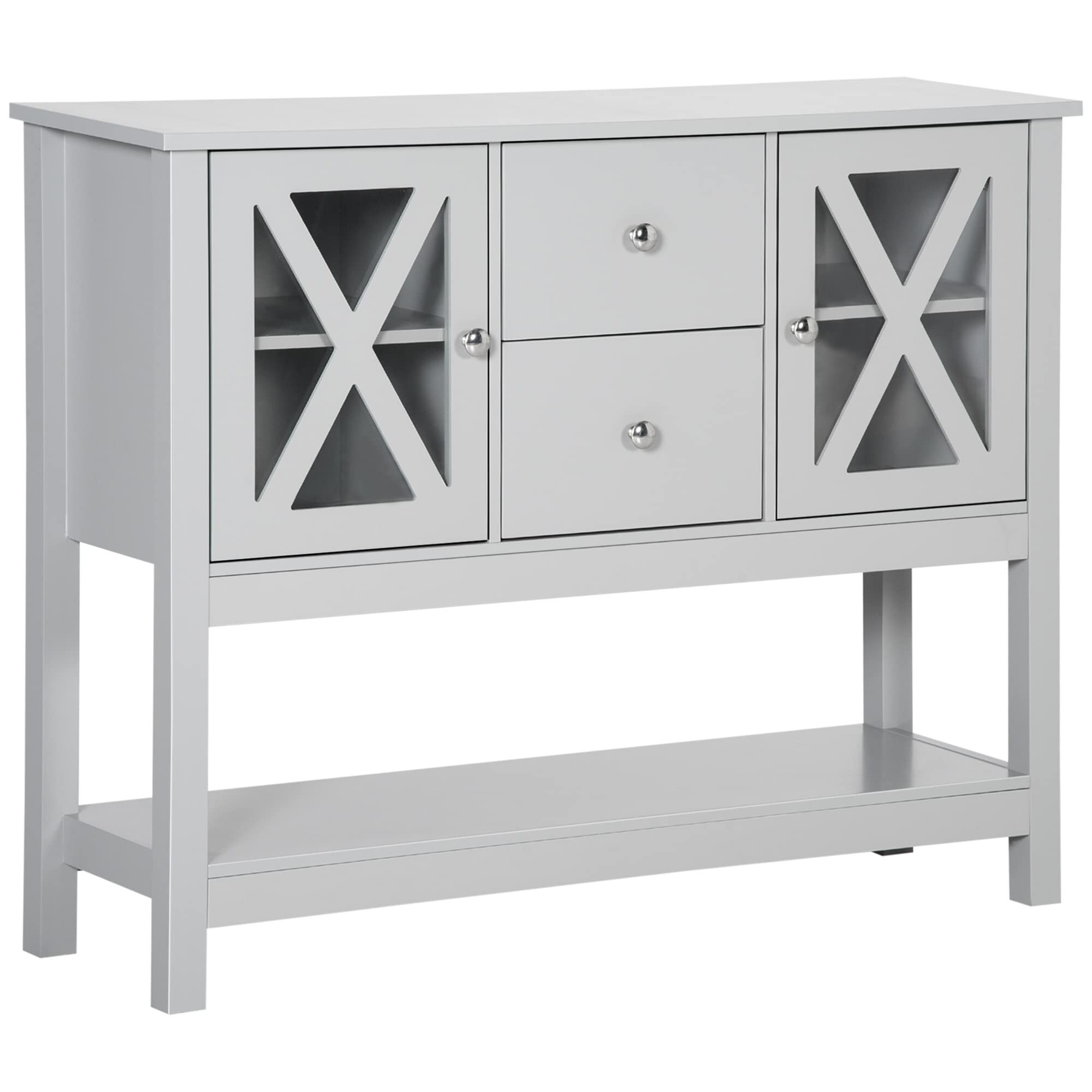 DAOUTIME 5 Tier Farmhouse Coffee Bar Station - Corner Baker's Rack With Hooks, 13.43D X 18.93W X 53.31H - View #4