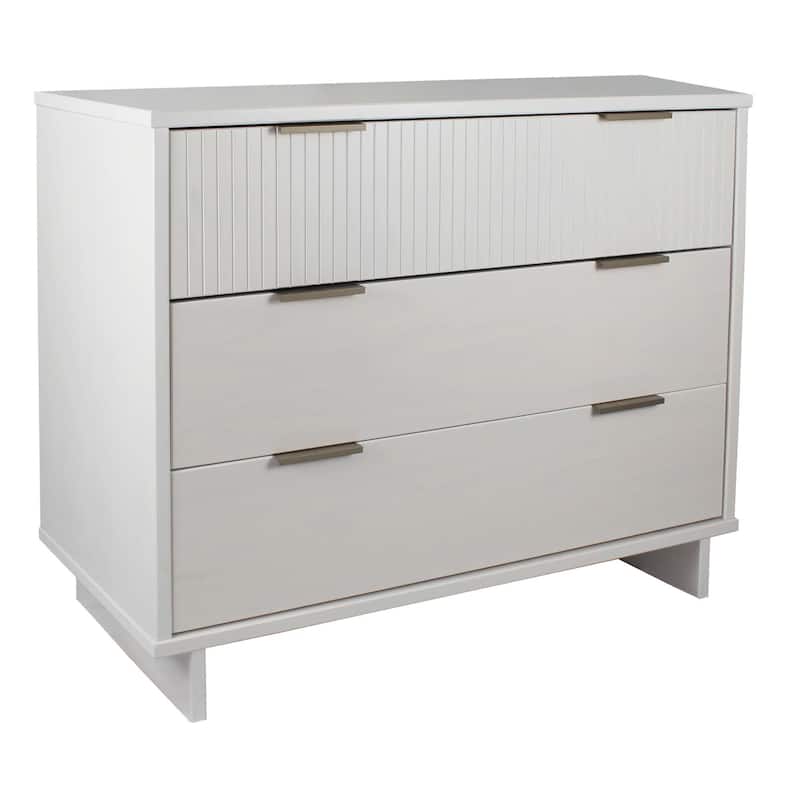 Manhattan Comfort 2-Piece Granville Modern Solid Wood Standard Dresser and Nightstand Set