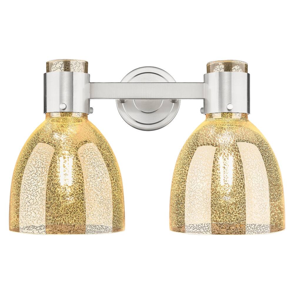 Innovations Lighting Downtown Urban - Lawton Bell - 2 Light 16" Wall-Mounted Bath Vanity Light