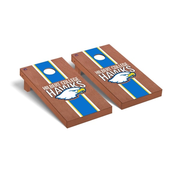 slide 2 of 5, Hilbert Hawks Rosewood Cornhole Board Set